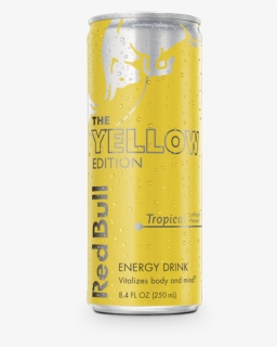 Red Bull Yellow Edition 12oz Energy Drink - Red Bull Yellow 12 Oz, HD Png Download, Free Download
