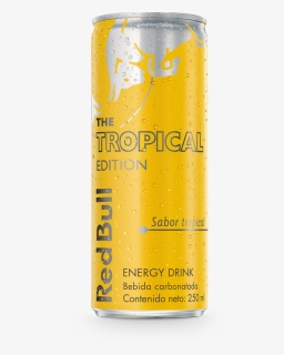 Red Bull Tropical Edition , Png Download - Green And Yellow Redbull, Transparent Png, Free Download