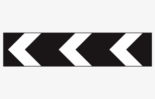 Road Svg Black And White - Road Signs Black And White Arrows, HD Png Download, Free Download