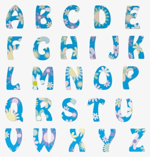 Clipart Floral Big Image - Alphabets Png, Transparent Png, Free Download