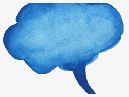 Speech Balloon Png - Watercolor Speech Bubble Png, Transparent Png, Free Download