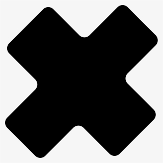 Thick Cross Mark - Png Shape Cross, Transparent Png, Free Download