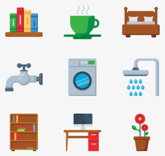 Symbols Vector Furniture - Home Furniture Icon Png, Transparent Png, Free Download