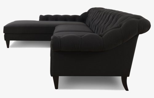 Alexandra Tufted Left Dival Sofa, Navy Blue - Sleeper Chair, HD Png Download, Free Download