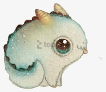 Free Png Dragon Cute Eye Drawings Png Image With Transparent - Cute Dragons To Draw, Png Download, Free Download