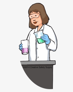 Safe Clipart Lab Safety - Safety In A Chemical Laboratory, HD Png Download, Free Download