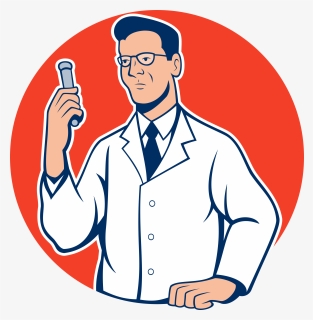 Scientist Clipart Cure - Chemist Cartoon, HD Png Download, Free Download