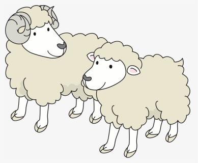 Clipart Sheep , Png Download - Sheep And Goat Clip Art, Transparent Png, Free Download