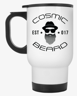 Cosmic Beard Branded White Travel Mug"  Class="lazyload - Tokyo 2020 For Coffee, HD Png Download, Free Download
