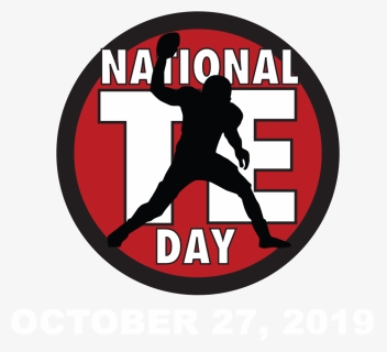 Te Emblem No 3d - National Tight End Day, HD Png Download, Free Download