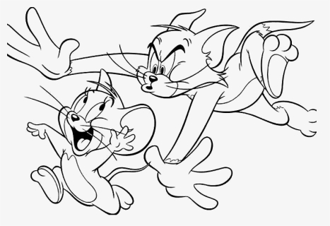 763 X 522 - Easy Tom And Jerry Drawing, HD Png Download, Free Download