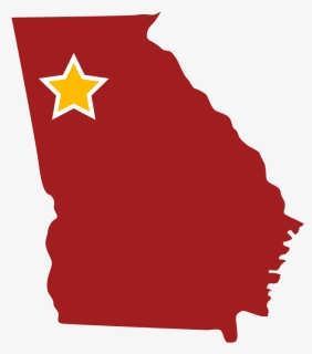 Georgia County Map, HD Png Download, Free Download