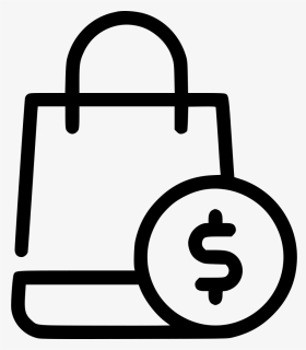 Bag Money Comments - Shopping Bag Icon Instagram, HD Png Download, Free Download