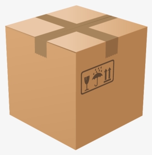Package Vector Corrugated Box - Cartoon Cardboard Box Png, Transparent Png, Free Download