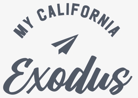 My California Exodus Logo-01 - Illustration, HD Png Download, Free Download