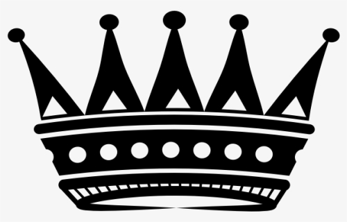 Download Transparent Calm Clipart - King Crown Clipart Black And ...