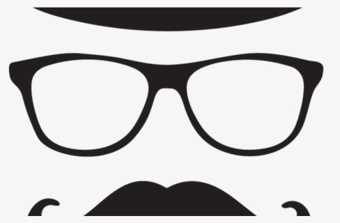 311ga Hat, Glasses, Mustache And Bow Tie Oldcuts - Mustache Glasses And Tie Png, Transparent Png, Free Download