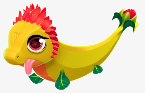 Redflower Dragon Baby - Dragon Mania Legends Sunflower Dragon, HD Png Download, Free Download