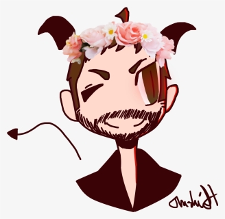Its My Boi, Crowley, With A Flower Crown, HD Png Download, Free Download