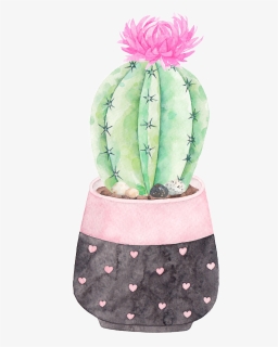 This Graphics Is A Flowering Cactus Png Transparent, Png Download, Free Download