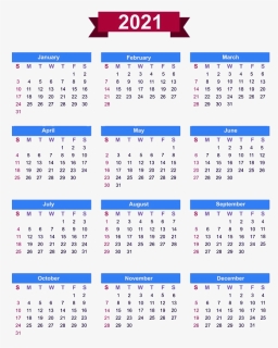 Calendar 2021 Png Download Image, Transparent Png, Free Download