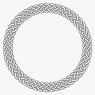 4-plait Border Circle Png Clip Arts, Transparent Png, Free Download