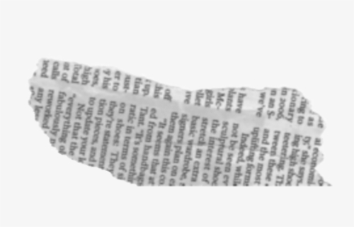 #newspaper #tornnewspaper #torn #tornpaper #wronkled, HD Png Download, Free Download