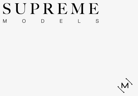 Supreme Models Logo-02, HD Png Download, Free Download