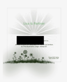 Transparent Wedding Invitation Clipart, HD Png Download, Free Download