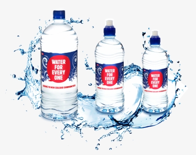Transparent Water Bottle Splash Png, Png Download, Free Download