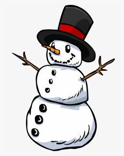 Clipart Beach Snowman, HD Png Download - kindpng