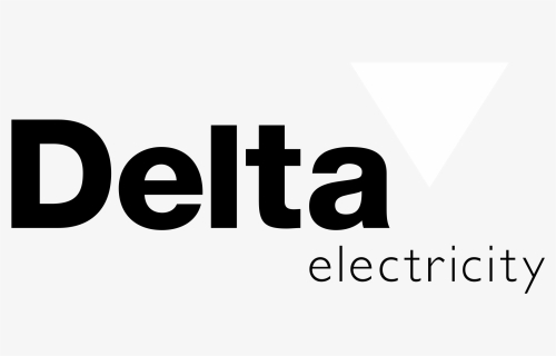Delta Electricity Logo Black And White, HD Png Download, Free Download