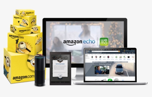 Sponsored Boxes, Echo Speakers, Fire Tablets, And Desktop,, HD Png Download, Free Download