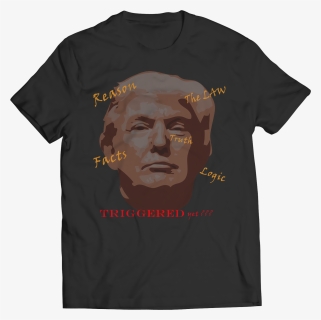 New Triggered Trump Face Colored Text, HD Png Download, Free Download