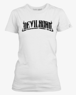 Devilhorn Curved Logo Ladies, HD Png Download, Free Download