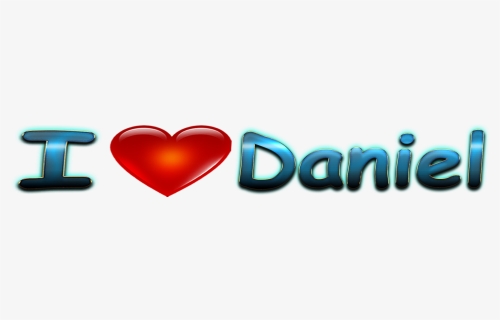 Daniel Love Name Heart Design Png, Transparent Png, Free Download