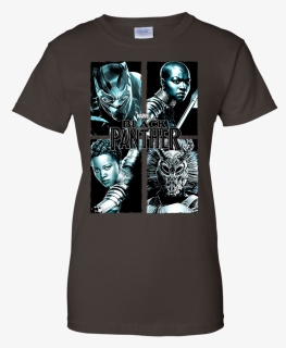 Marvel Black Panther Movie Grunge Warriors T-shirt, HD Png Download, Free Download