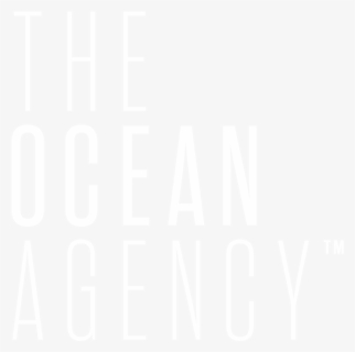 Theoceanagency Stacked White, HD Png Download, Free Download