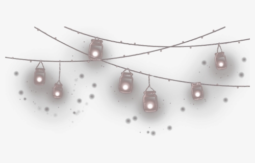 stringlights #string #lights #hanging #jars #masonjars, HD Png Download -  kindpng
