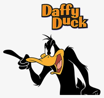 Daffy Duck Black And White , Png Download, Transparent Png, Free Download