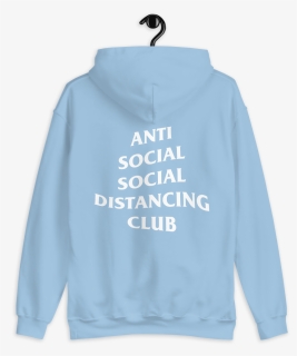 Hanger Blackpinkblue Mockup Back On Hanger Light Blue, HD Png Download, Free Download