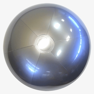 Silver Beach Ball , Png Download, Transparent Png, Free Download