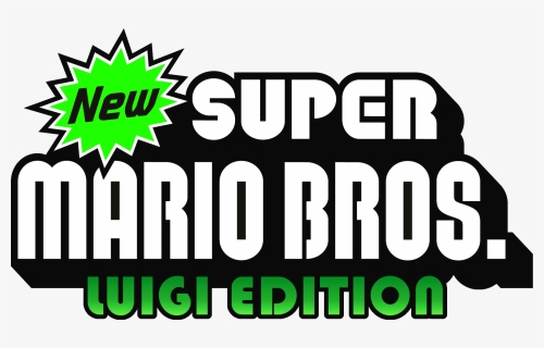 Luigi Edition Is A New Bros Nintendo Logo Luigi, HD Png Download, Free Download