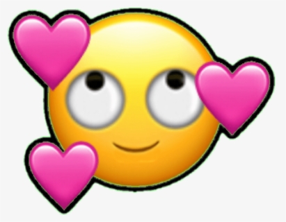 Emoji Emoticono Emoticon Cara Enamorado Corazon Corazon, HD Png Download, Free Download