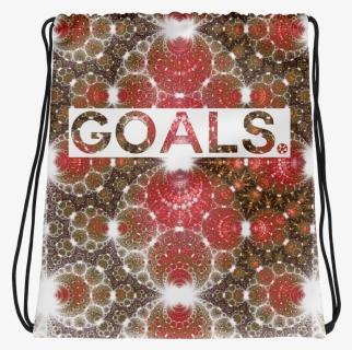 Goals Astral Sunburst Red Drawstring Bag, HD Png Download, Free Download