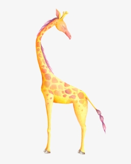 Zoo Giraffe Cartoon Transparent, HD Png Download, Free Download