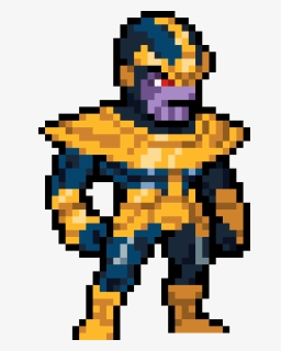 Thanos Png 8 Bit, Transparent Png, Free Download