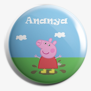 Funcart Peppa Pig Button Badge"  Title="funcart Peppa, HD Png Download, Free Download