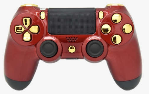 Red & Gold Glossy Ps4 Controller, HD Png Download, Free Download