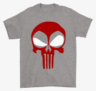 The Punisher And Deadpool Logo Mashup Shirts, HD Png Download, Free Download